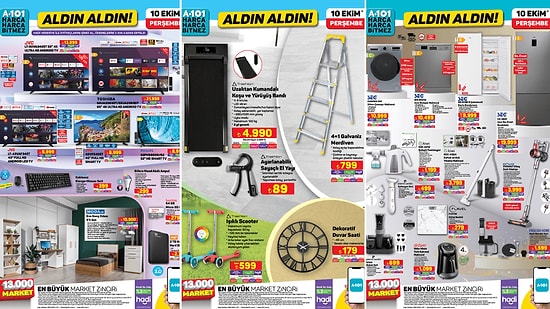 A101'e Halı ve Koltuk Yıkama Makinesi Geliyor! 10 Ekim 2024 A101 Aldın Aldın Kataloğu