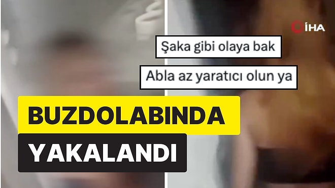 Yok Artık Dedirtti! Çorum'da Hırsızlık Zanlısı Bir Kadın Buzdolabının İçinde Yakalandı