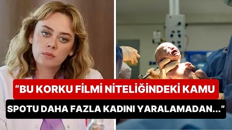 Demet Evgar'dan Sağlık Bakanlığı'nın "Doğal Olan Normal Doğum" Kamu Spotuna Sert Tepki!