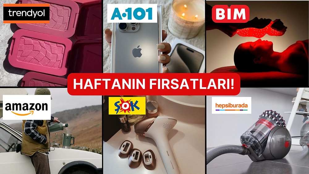 Haftanın Tüm İndirimleri Burada! Hepsiburada'dan Amazon'a Dikkat Çeken İndirimler ve Aktüel Katalogları