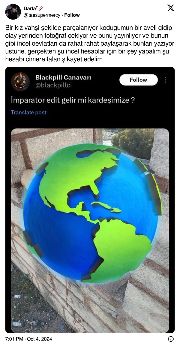 Sosyal medyanın kabusu olan bu Inceller en ufak bir olaydan en dramatiğine kadar saldırganlıklarında doz dahi düşürmeden eğlence aracı yapabiliyor.