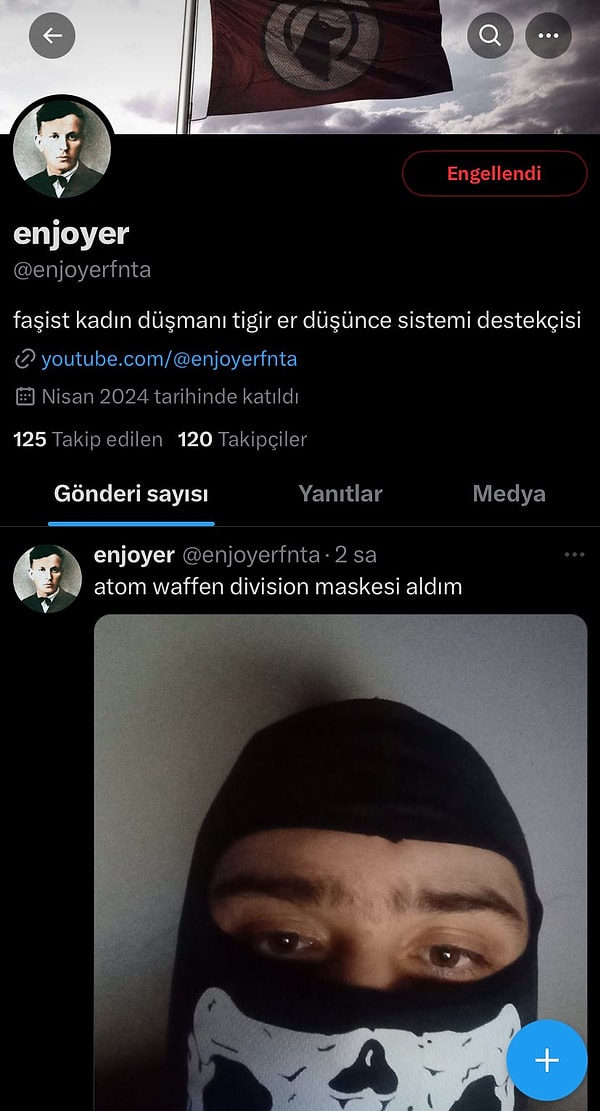 Kadın düşmanı olduklarını profillerine dahi yazan bu hesaplar kadınları tehdit ederek en ağır ifadeleri kullanmaktan da geri durmuyor.