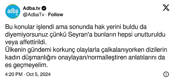 Siz ne düşünüyorsunuz? Toplumsal olaylarda diziler etkili olabilir mi? Yorumlarda buluşalım...