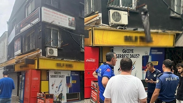 Alsancak'taki işletmeye giden polis ekipleri kanlı kol, el maketi, kafatasını andıran maketleri topladı.