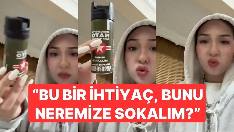 Biber Gazıyla AVM'ye Giremediğini Söyleyen Genç Kadın İsyan Etti: "Bu Bir İhtiyaç, Bunu Neremize Sokalım?"