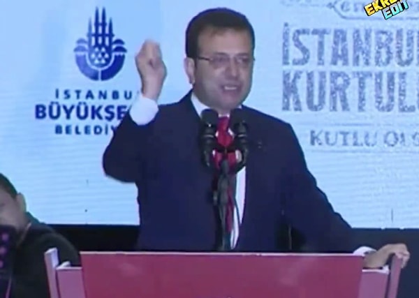 İmamoğlu, "Kadınlara ve çocuklara dokunamayacak hiç kimse. İstanbulluların huzurunu kimse bozamayacak. Kadına şiddete karşı bir olmaya hazır mıyız?" diye seslenerek, şehrin birlik ve dayanışma içinde olması gerektiğini vurguladı.