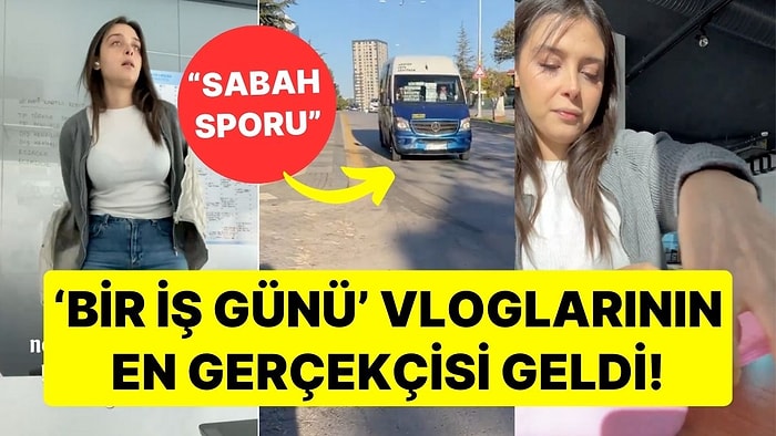 'Bir İş Günü' Vloglarının En Gerçekçisi Geldi: "Beyaz Yakalının Sabah Sporu Dolmuşta Yer Kapmaca"