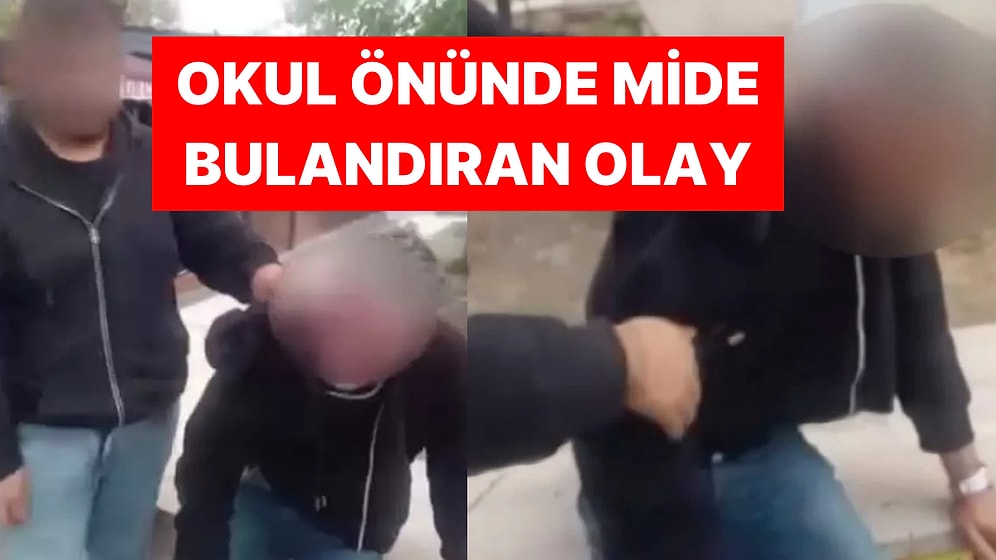 Okul Önünde Mide Bulandıran Olay: Öğrencilere Bakarak 'Mastürbasyon' Yaptı