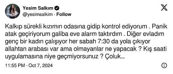 İşte Yeşim Salkım'ın paylaşımı 👇🏻