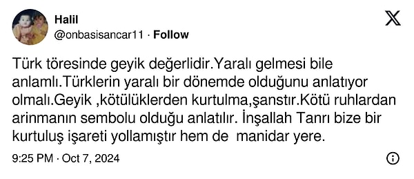 "Tanrı bize bir kurtuluş işareti yollamıştır. Hem de manidar yere!" 👇