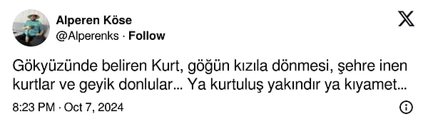 "Ya kurtuluş yakındır ya kıyamet..." 👇