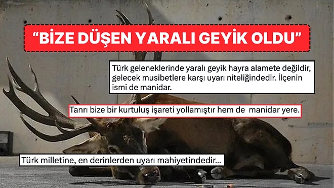 Kemalpaşa'da Ortaya Çıkan Yaralı Geyik Alametleri Kafa Karıştırdı "Ya Kurtuluş Yakındır, Ya Kıyamet!"