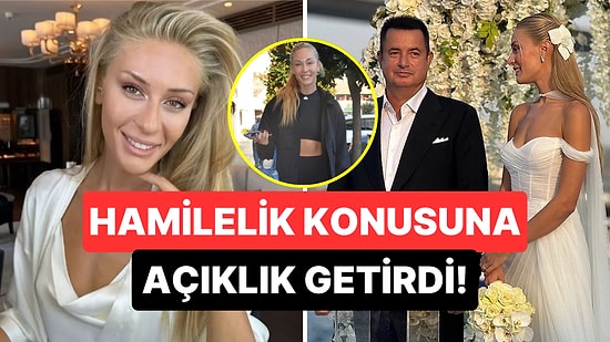 Bebek Yolda Ama Zamanı Belli Değil: Acun Ilcalı'yla Evlenen Ayça Çağla Altunkaya'dan Hamilelik Açıklaması!