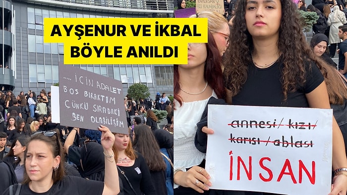 Ayşenur Halil'in Okul Arkadaşlarının Anma Programından Çarpıcı Kareler