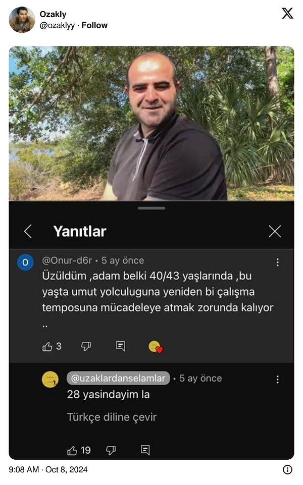 Hiç stresli değil.