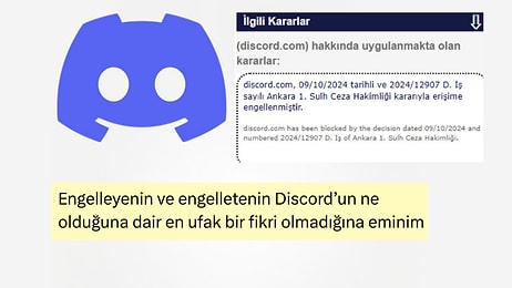 Discord'a Getirilen Engel Hakkında İki Çift Lafı Olan Kişiler