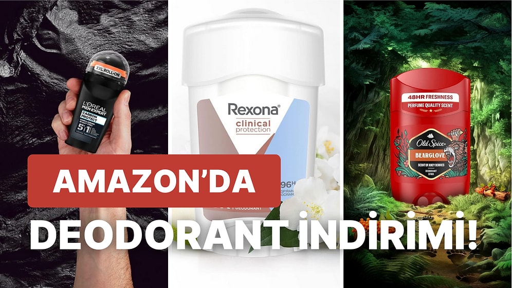 Koltuk Altı Kokusuna Son! Prime Fırsatlarından İndirimli Deodorantlar