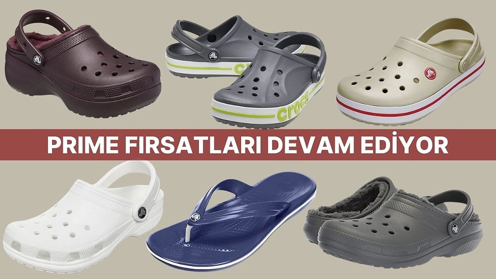 Prime Fırsatları’ndan Seçtik İşte Crocs’un Modası Asla Geçmeyen İndirimli Modelleri