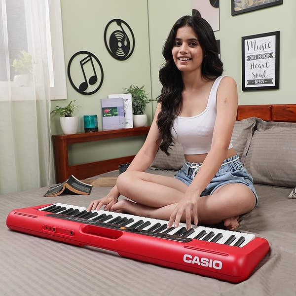 Casio Casiotone CT-S200RDC2 61 Tuşlu Org (Kırmızı)