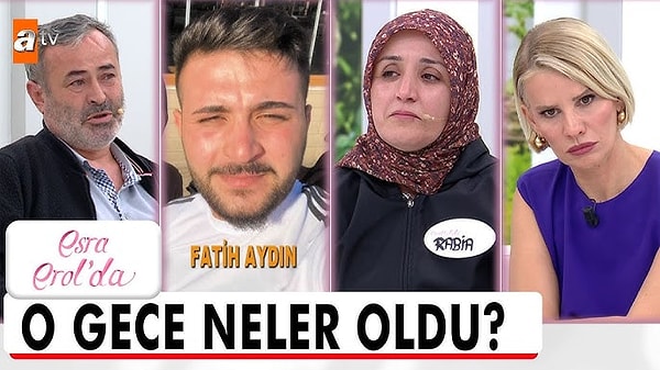 Anne Rabia, Esra Erol'a oğlunu bulması için başvurdu ancak baba stüdyoya uzun ısrarlar sonucu dün katıldı.