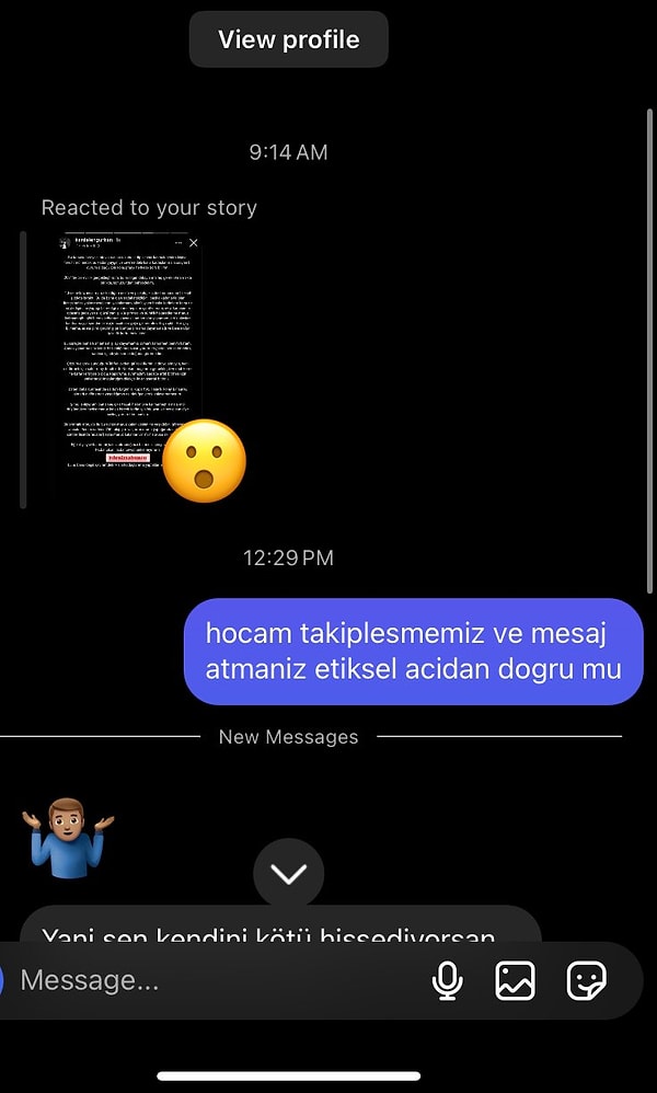 Bir X kullanıcısı da gittiği psikiyatr ile olan konuşmasını paylaştı.