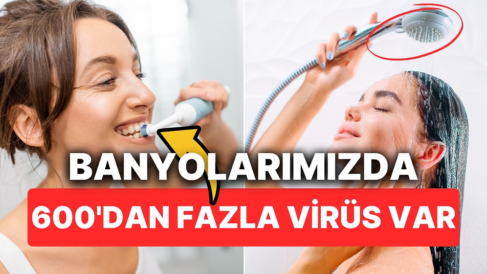 Duş Başlıkları ve Diş Fırçalarında 600'den Fazla Virüs Keşfedildi! Daha Önce Görülmemiş Virüsler Çoğunlukta!