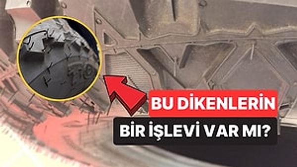 2. Lastiklerde Bulunan Bu İnce Çubuk Gibi Dikenlerin Ne Olduğunu Merak Ettiniz mi?