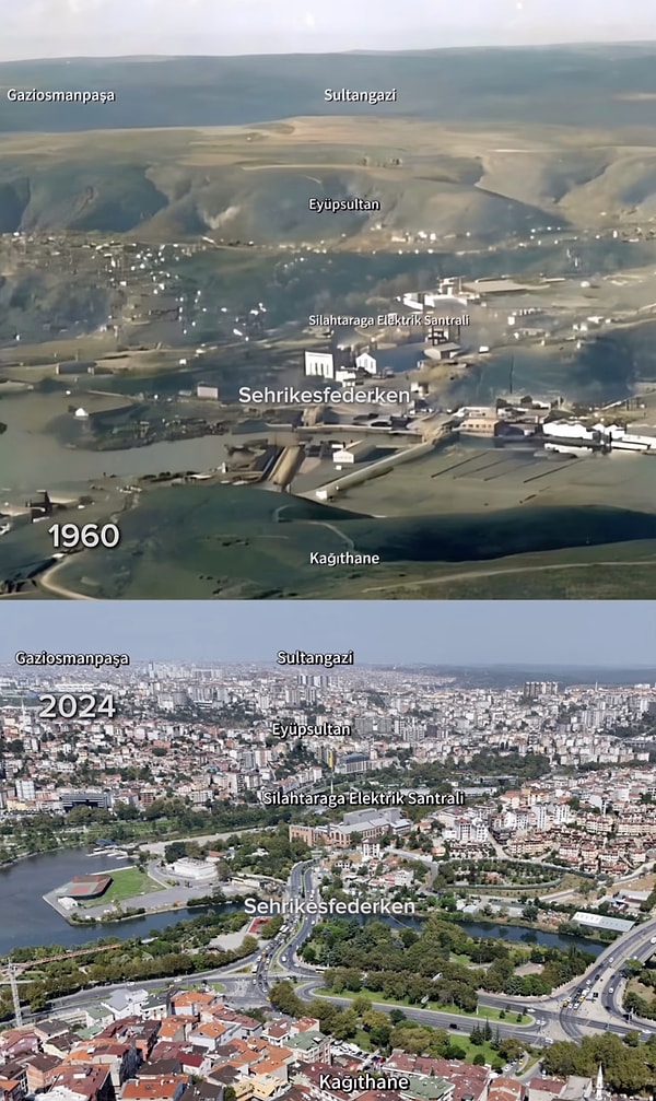 8. 1960- 2024 Eyüpsultan'ın 64 yıllık değişimi