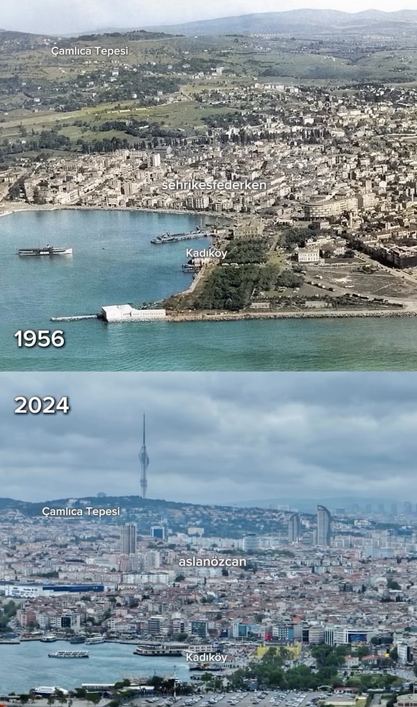 14. 1956- 2024 Kadıköy'ün 68 yıllık değişimi