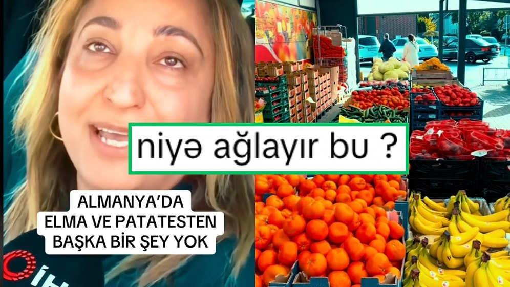 Almanya’da Patates Elma Dışında Bir Şey Olmadığını Söyleyen Gurbetçiye Başka Bir Gurbetçi Manavdan Yanıt Verdi