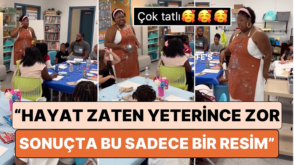 Bir Resim Öğretmeninin Öğrencilerine Yaptığı Motivasyon Konuşması İzleyenleri de Motive Etti