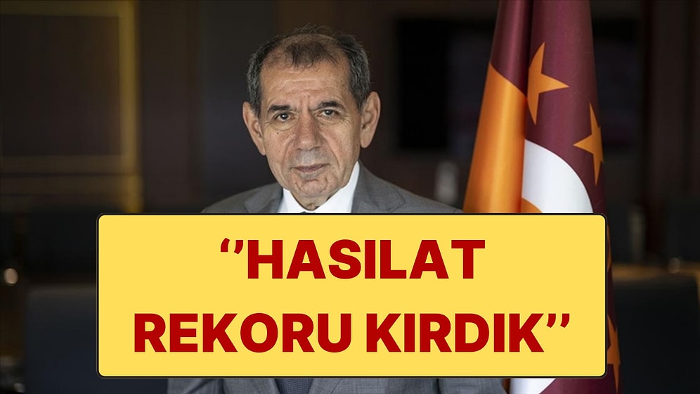 Galatasaray Spor Kulübü Başkanı Dursun Özbek, Kulüp Tarihinin Konsolide Hasılat Rekorunu Kırdıklarını Açıkladı