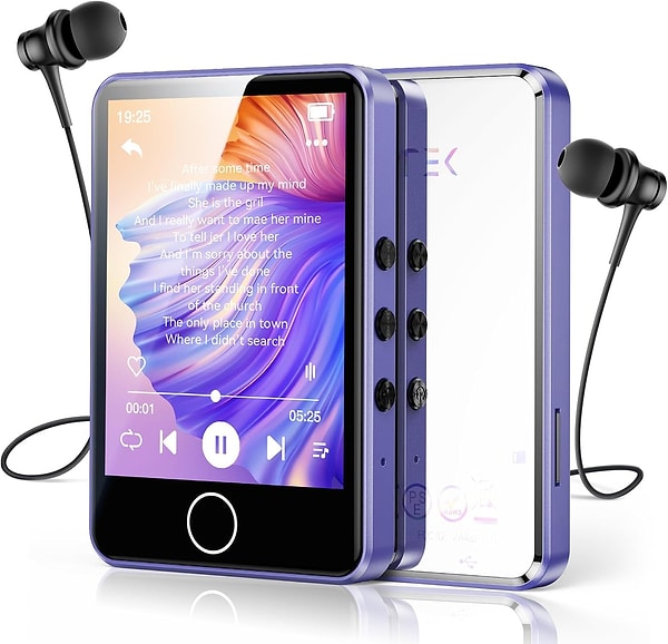 Agptek 64 GB Bluetooth MP3 Çalar