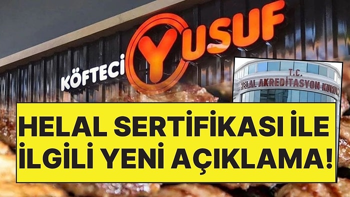 İnternet Sitesinde Öncü Olduğu Yazıyordu: Köfteci Yusuf'un Helal Sertifikası İle İlgili Yeni Açıklama