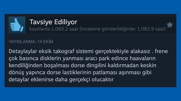 9. E o zaman gerçek kamyon oluyor zaten?