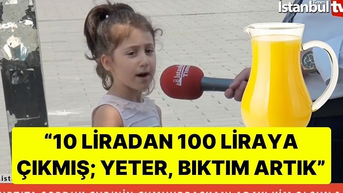 Küçük Kızın Toz İçecek İsyanı Gündemde: "10 Liradan 100 Liraya Çıkmış; Yeter, Bıktım Artık"