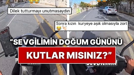 Sevgilisi İçin Pasta Sipariş Eden Adamdan Kuryeyi Şaşırtan İstek: “Doğum Gününü Siz Kutlar mısınız?”