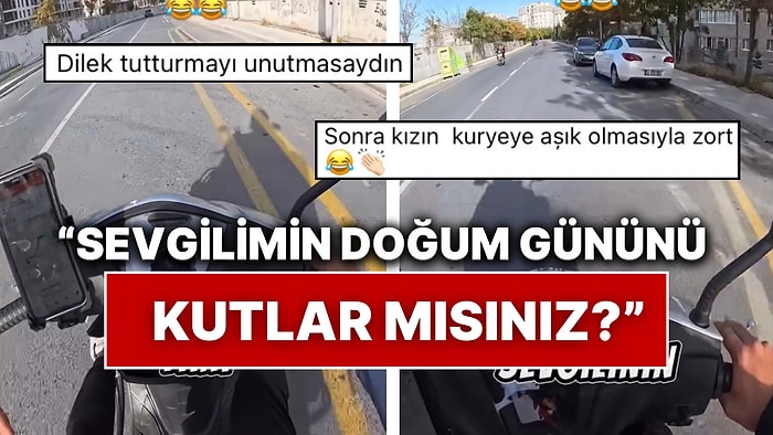 Sevgilisi İçin Pasta Sipariş Eden Adamdan Kuryeyi Şaşırtan İstek: “Doğum Gününü Siz Kutlar mısınız?”