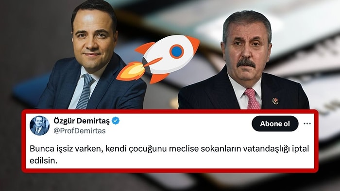 Mustafa Destici’nin 750 TL’lik Kredi Kartı Aidatı Sözlerine Özgür Demirtaş Yorumu