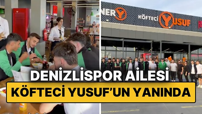 Domuz Eti Skandalının Ardından Köfteci Yusuf’a Bu Defa Denizlispor Ailesi'nden Destek Geldi!