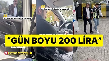 Polisten, Değnekçilere Kameralı Suçüstü: "Gün Boyu 200 Lira"