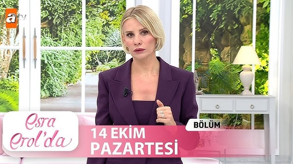 Esra Erol konu ile ilgili ilk kez canlı yayında konuştu: “Evet bir yere çomak soktum, iyi ki de soktum. Bu olay sebebiyle bir tehdit aldım. ‘Uğraşma’ diyor. Uğraşıyorum, uğraşmaya devam edeceğim. Hadi bakalım.”