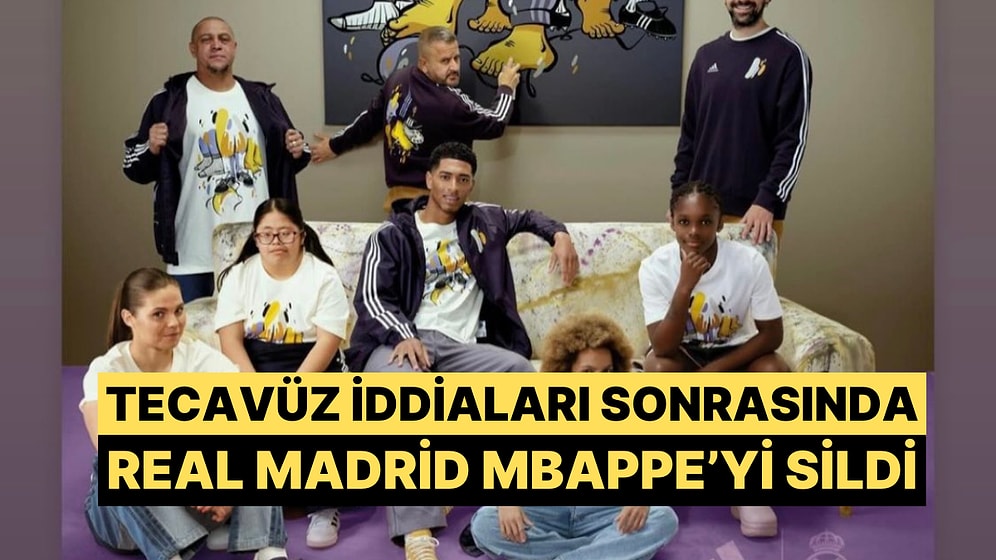 Tecavüzün İddiası Bile Real Madrid'e Tavır Aldırdı: Fotoğraftan Mbappe'yi Sildiler