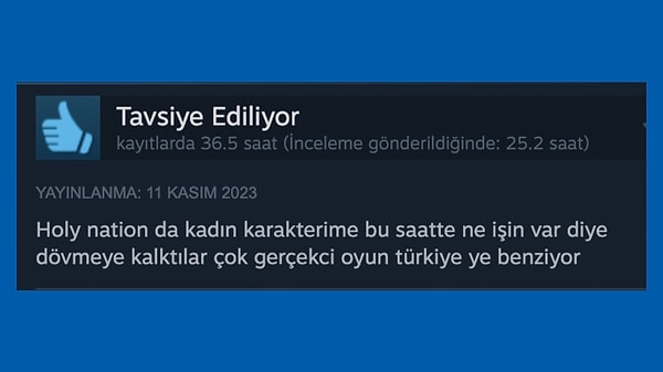 Gündemden sıkıldım, azıcık kafa dağıtayım diye girdiğim oyun: