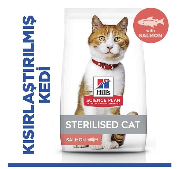 Hills Hill's Scıence Plan Somonlu Kısırlaştırılmış Yetişkin Kedi Maması 8+2 kg