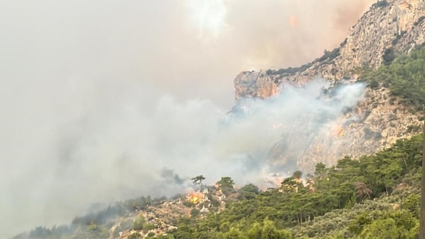 Muğla Milas Dibekdere Mahallesi yakınlarında saat 05.40 sıralarında henüz bilinmeyen bir nedenle ormanlık alanda yangını çıktı. Yangına 7 arazöz 2 su tankeri ve 45 personel karadan müdahale ediyor. 1 helikopterde havadan söndürme çalışmalarına destek veriyor.