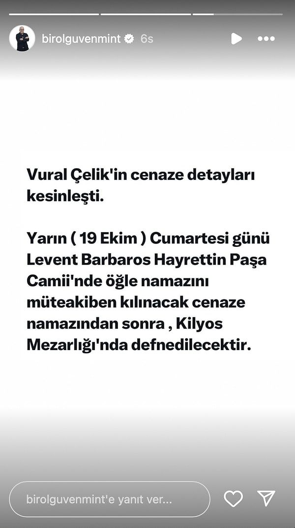 İşte Birol Güven'in paylaşımı 👇🏻