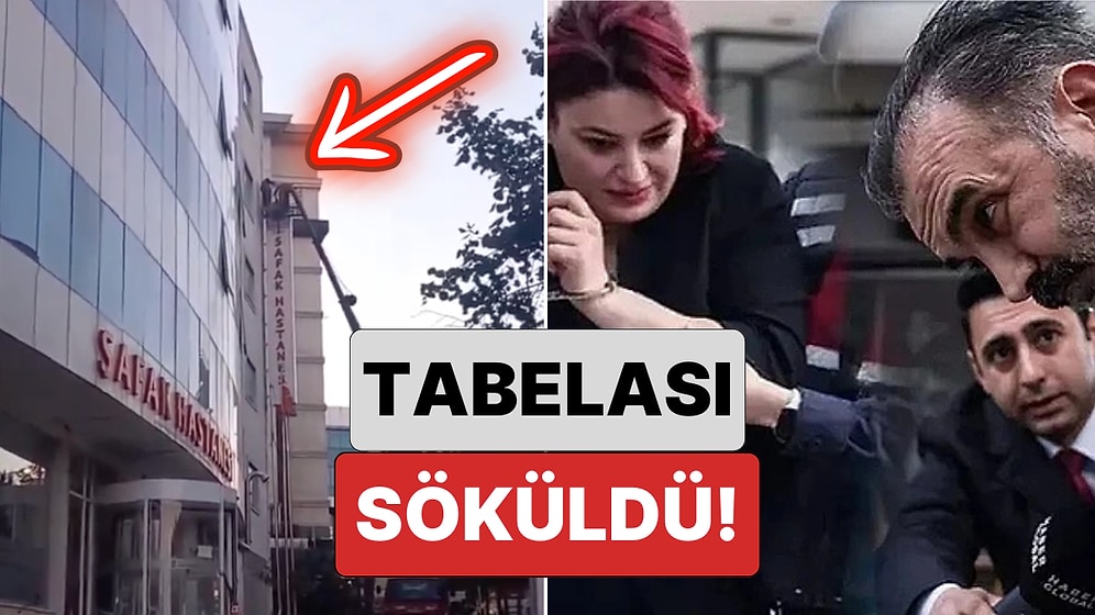 Tek Tek Kaçıyorlar! "Yenidoğan Çetesi" Skandalına Adı Karışan Bir Hastanenin Tabelası Söküldü