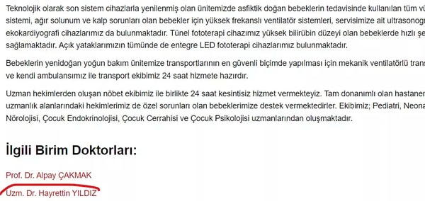 Eylül 2022'de Beykent Üniversitesi Hastanesi'nde doğum yapan bir anne, çocuğunun 11 gün boyunca solunum sıkıntısı denilerek yoğun bakımda tutulduğunu epikriz raporunda entübede 6 gün kaldığının yazıldığını fakat kendilerine entübe süresinin 3 gün olduğu bilgisinin verildiğini belirtiyor. Hemşirenin 2. gün 'Bebeğiniz ne kadar güçlü entübe borusunu kendisi çıkardı' bilgisini vermesinden sonra Uzman doktorun asla bunu kabul etmemesi 'Hemşire uydurmuş' demesi ailenin şüphesini çekmiş. 11 gün boyunca hastane kapısından ayrılmayan aile nihayet bebeklerini 12. gün alabilmiş.