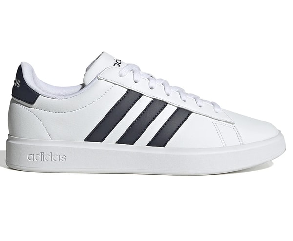 adidas Beyaz - Lacivert Erkek Lifestyle Ayakkabı GW9199 Grand Court 2.0